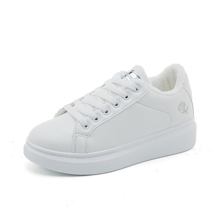 Floral Elegance: 2025 Spring Autumn Lace-Up Women's Running Shoes.