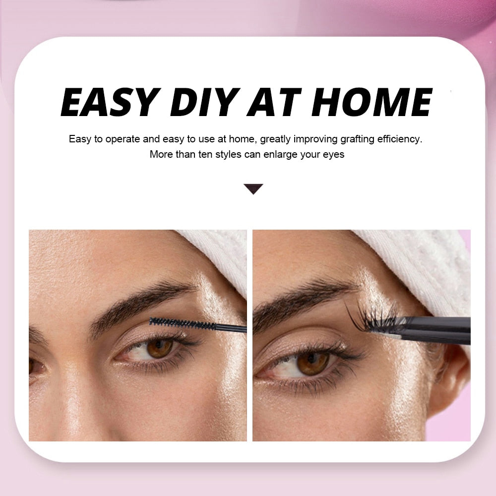 Rainbow Elegance: 144 Russian Volume Cluster Lashes