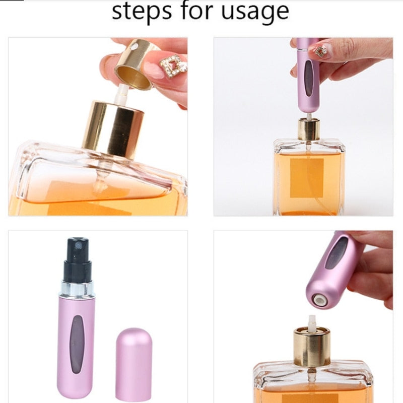 Portable Mini Perfume Refill Bottles: Your Travel-Friendly Scent Solution