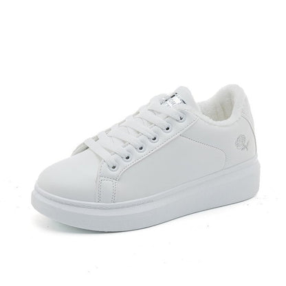 Floral Elegance: 2025 Spring Autumn Lace-Up Women's Running Shoes.